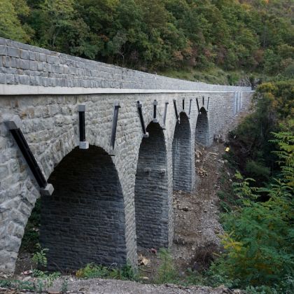 The viaduct under Nasirec after renovation.